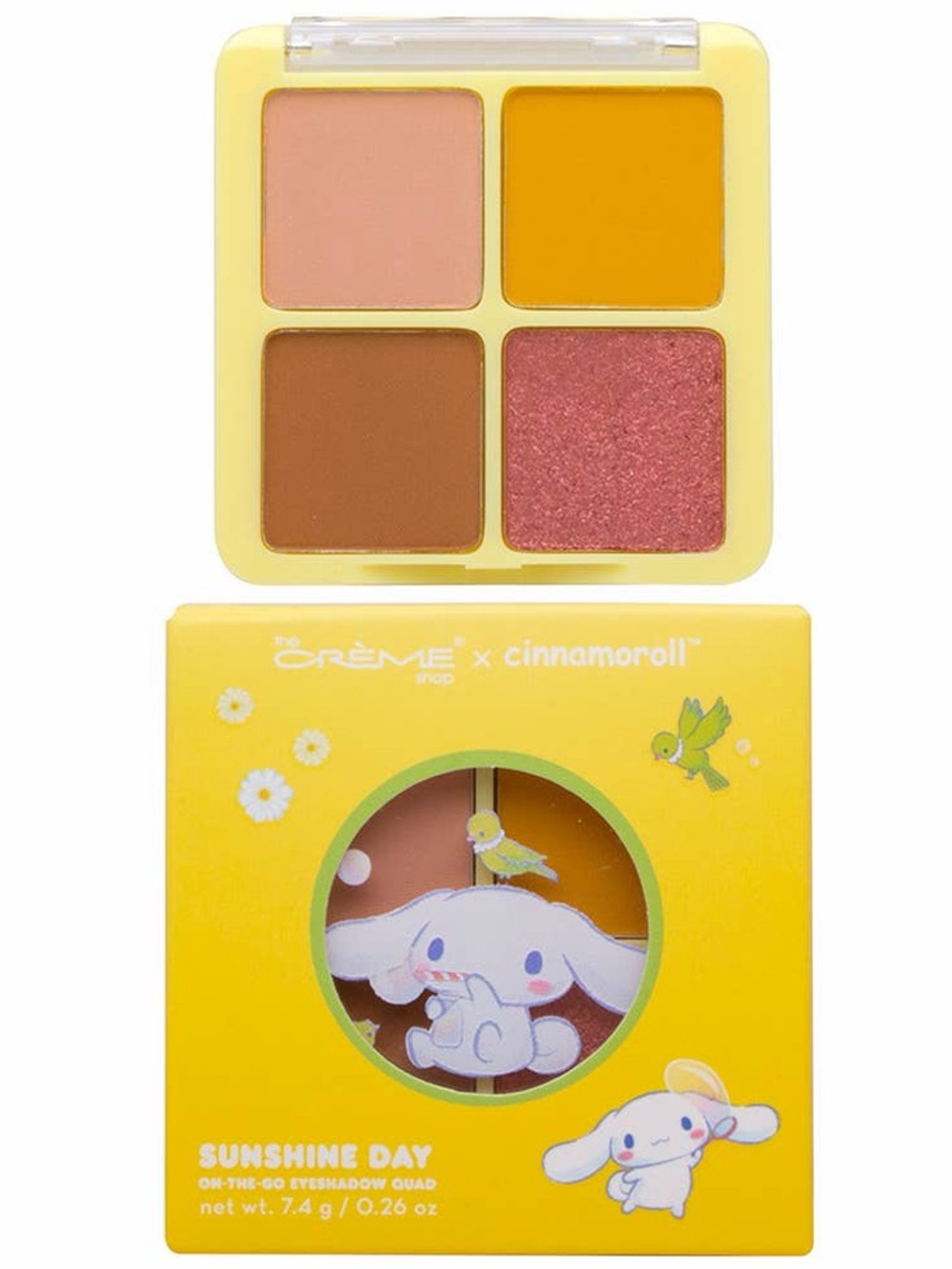 NIB The Crème Shop x Cinnamoroll Sunshine Day Eyeshadow Quad